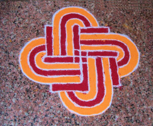 Индийская свастика, символ Лакшми